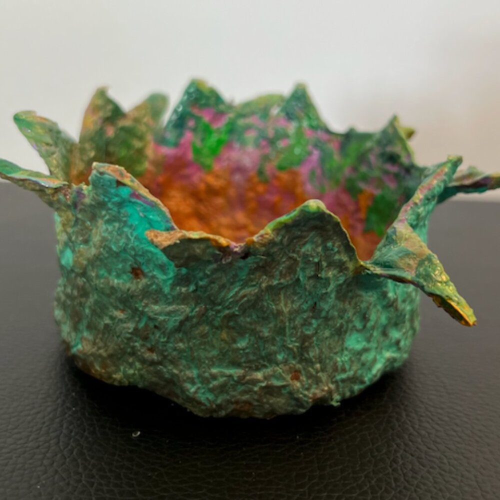 Handmade Paper Bowl #12 - Picture 3 of 5